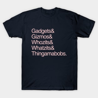 Gadgets and Gizmos Millennial Pink T-Shirt